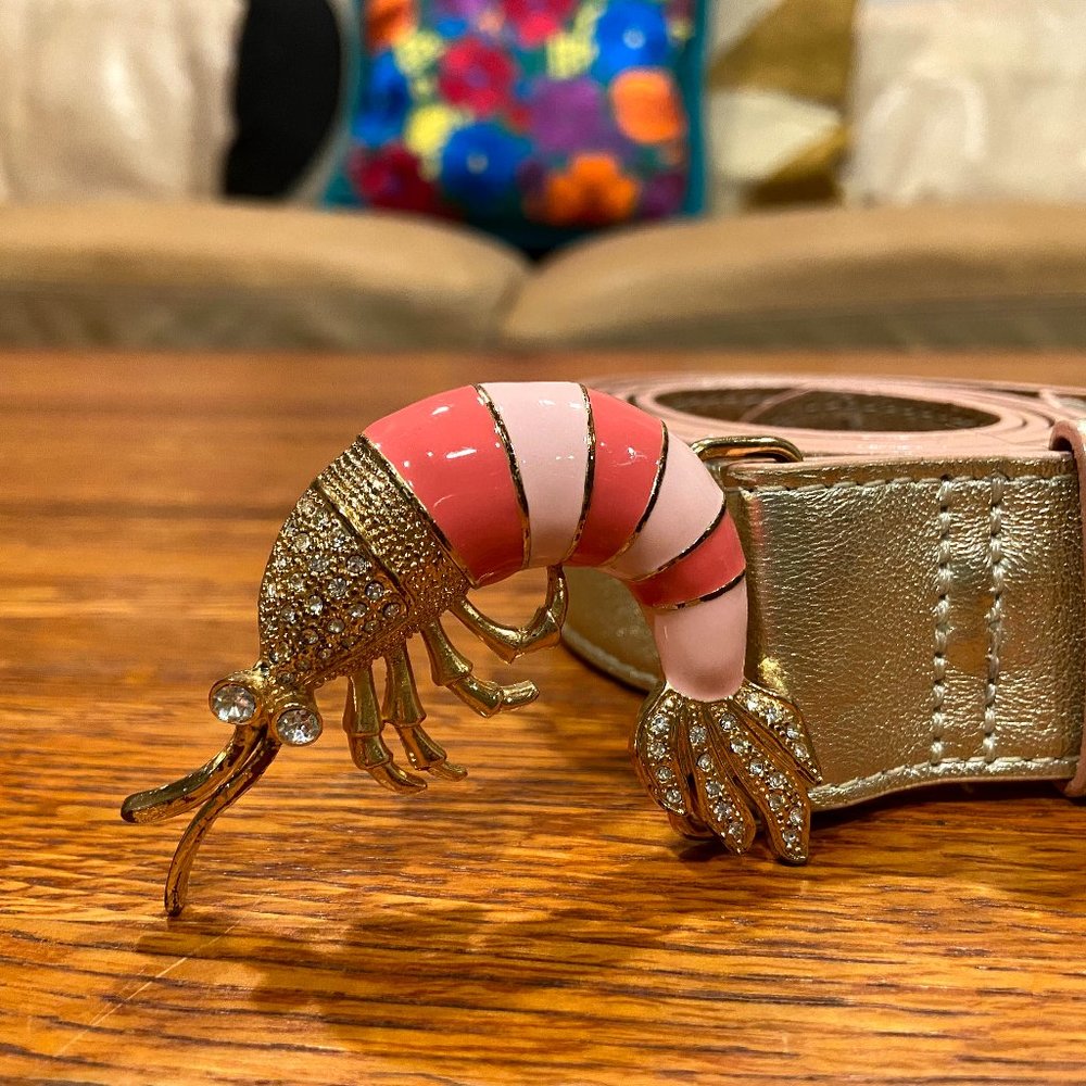 Lilly Pulitzer Enamel Shrimp Belt
